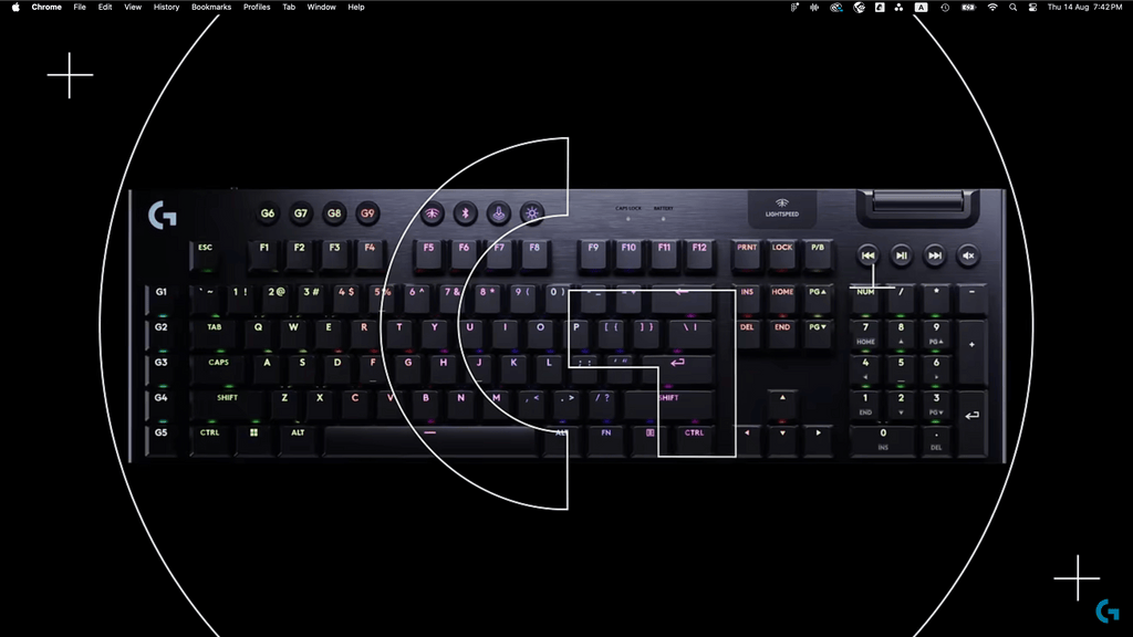 G915 X LIGHTSPEED WIRELESS GAMING KEYBOARD