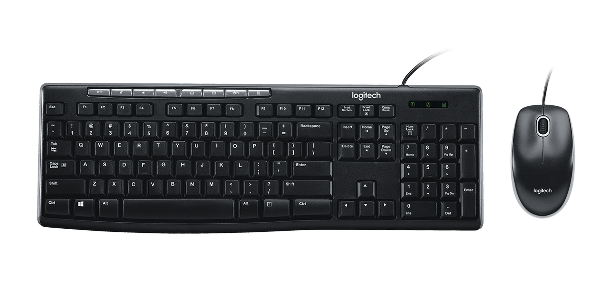 MK200 Media Corded Keyboard and Mouse Combo